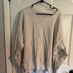 Universal Standard Classic Light Terry Open Side Sweatshirt - size large